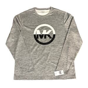 Michael Kors Loungewear Heather Gray Unisex Large Pullover Sweatshirt MK